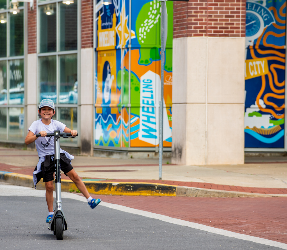 Bird Scooter at Intermodal garage